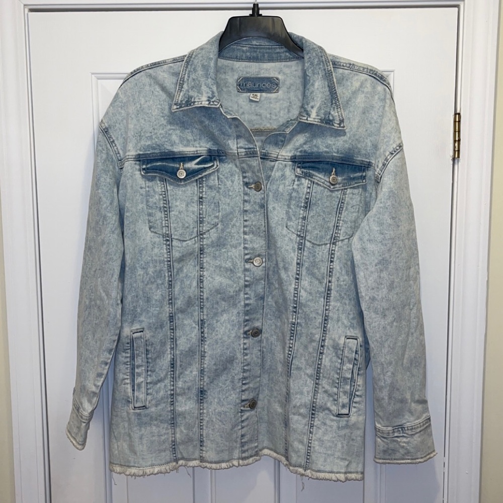 Denim boyfriend jacket